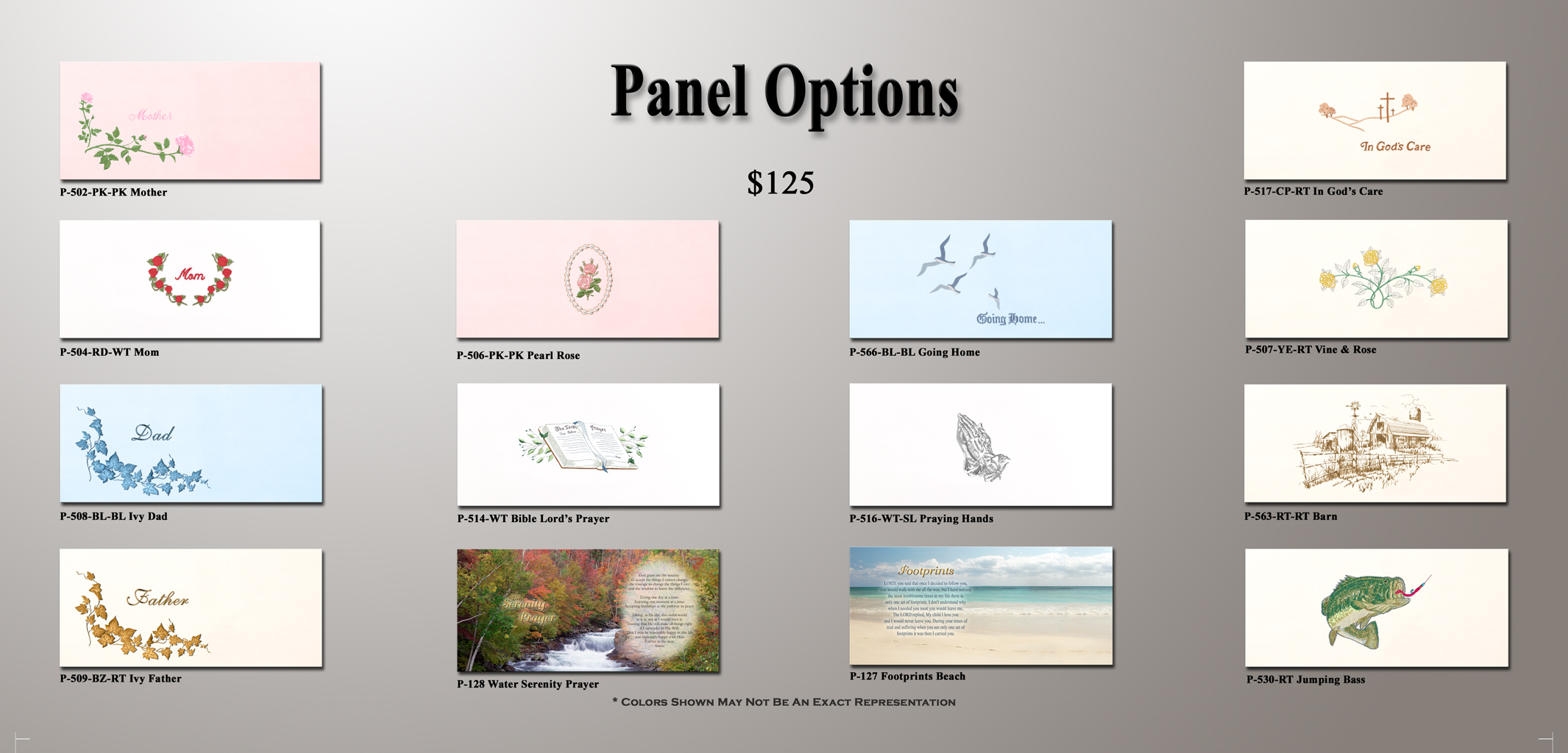 Panel Options 2